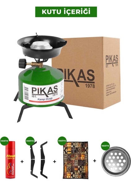 İksa Mocamp Portatif Nargile Kömür Ocağı, Köz Yakma Makinası, Köz Ocağı Çakmak Gazı Hediye indirimleri
