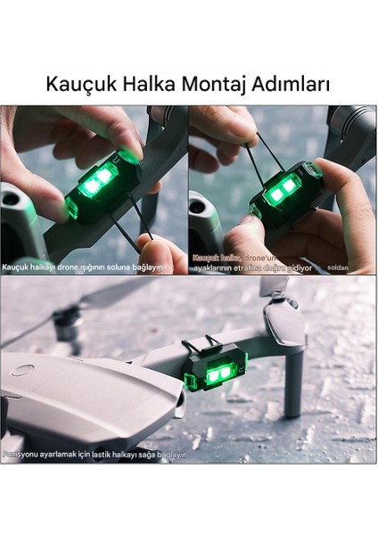 2 Adet Mini LED Lamba Çakarlı 7 Renk Flaşlı Gece Güvenliği Için Çarpışma Önleyici Aydınlatma