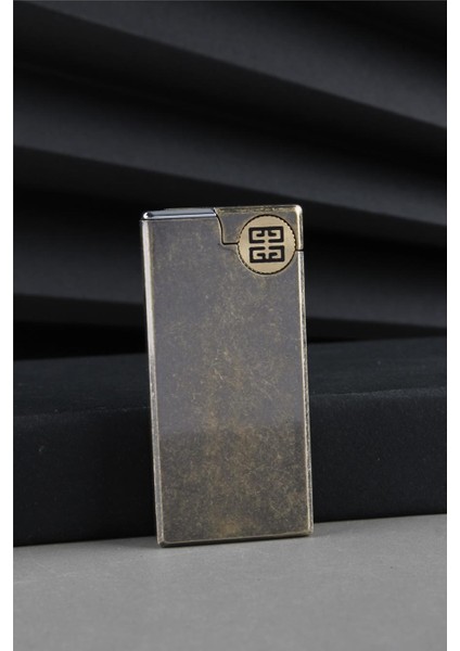 Özel Tasarım Kapaklı Alevli Bronz Eskitme Gazlı Çakmak CAKSM043T fiyatları