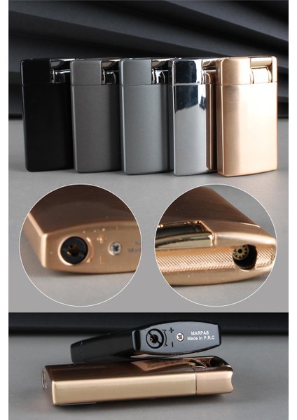 Mandallı Özel Tasarım Güçlü Torch Gümüş Gazlı Çakmak CAKSM020M modelleri