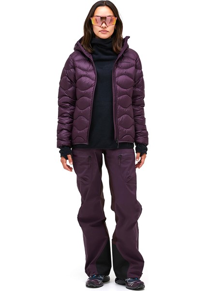 W Helium Down Hood Kadın Mor Outdoor Ceket G79841070 modelleri