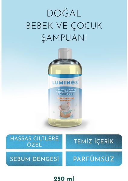 Doğal Bebek ve Çocuk Şampuanı - 250 ml