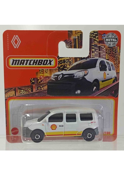 Match.. 1:64 Renault Kangoo ( Shell) Küçük Boy Metal Araba)