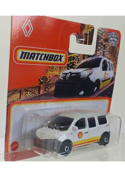 Match.. 1:64 Renault Kangoo ( Shell) Küçük Boy Metal Araba)