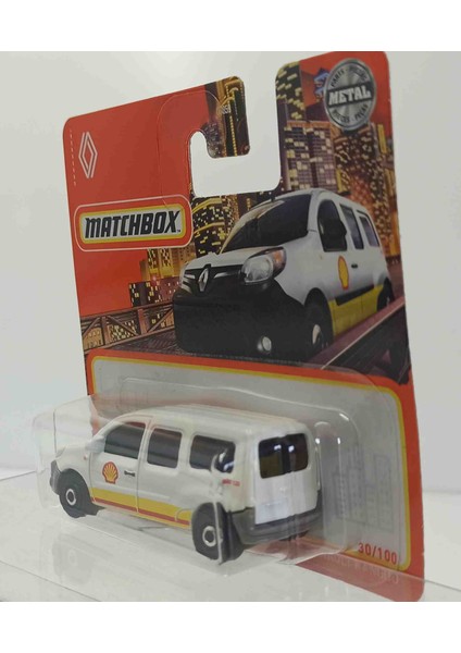 Match.. 1:64 Renault Kangoo ( Shell) Küçük Boy Metal Araba)