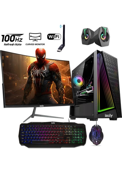 Rengar x i5-750 8GB 256GB SSD GT 740 4GB Ekran Kartlı 24'' Oyuncu Masaüstü Bilgisayarı