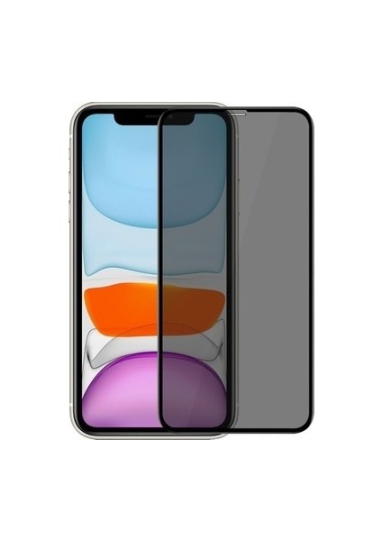 Apple iPhone 11 Tam Kaplayan Hayalet Ekran Koruyucu Seramik Nano iphone 11 Privacy
