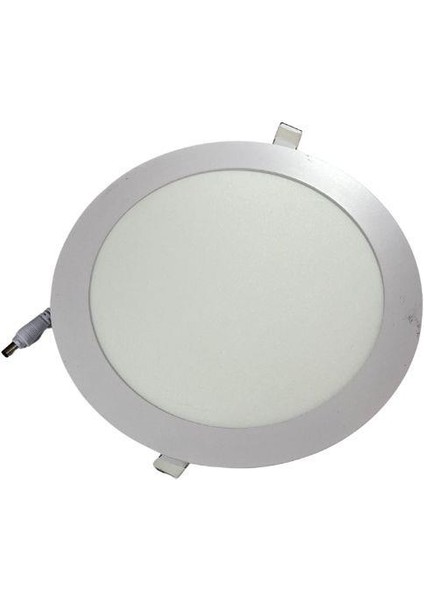 Sıvaaltı Beyaz (Gömme) LED Panel-Spot Lamba Işık GÜCÜ:18W Dış Çap:22 cm Delik Çap:20,5 cm