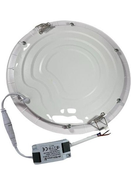 Sıvaaltı Beyaz (Gömme) LED Panel-Spot Lamba Işık GÜCÜ:18W Dış Çap:22 cm Delik Çap:20,5 cm