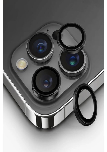 Apple iPhone 16 / Apple iPhone 16 Plus Lens Koruyucu Aluguard Serisi Cam Alüminyum Çerçeve fırsatları