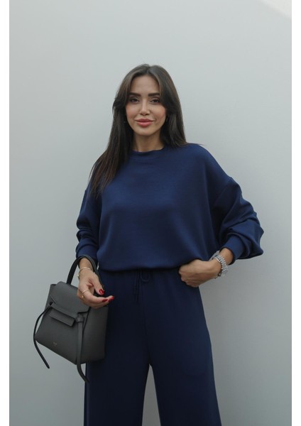 Indigo Mavi Claire Modal Eşofman Takım modelleri