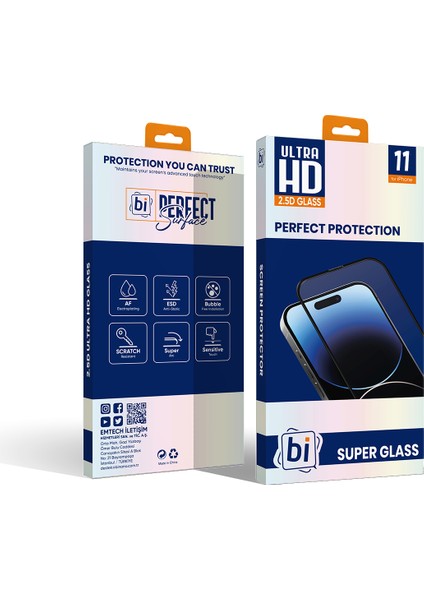 2,5d Super Glass Apple iPhone 11/xr Ekran Koruyucu