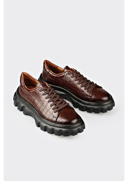 Kahve Deri Erkek Günlük Ayakkabı fiyatları