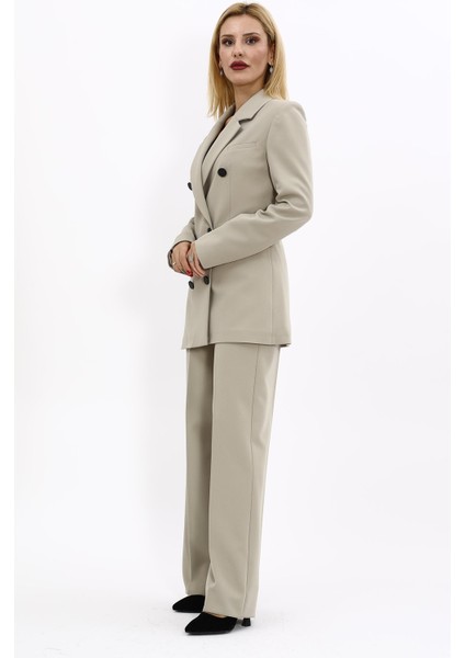Blazer Ceket & Bol Paça Pantolon Takım-Bambu fiyatları
