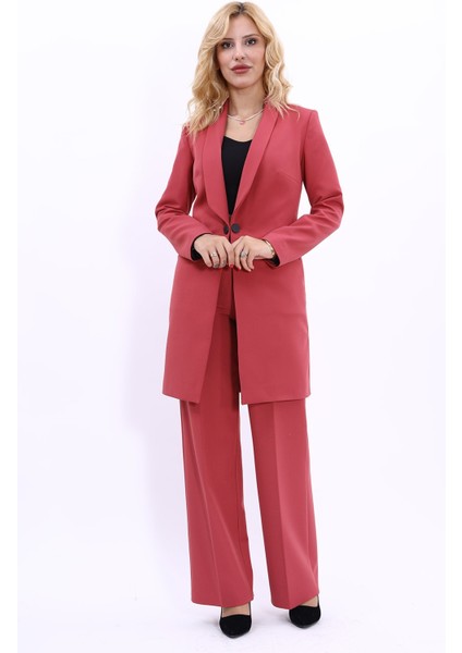 Helen Ceket & Bol Paça Pantolon Takım-Kiremit indirimleri