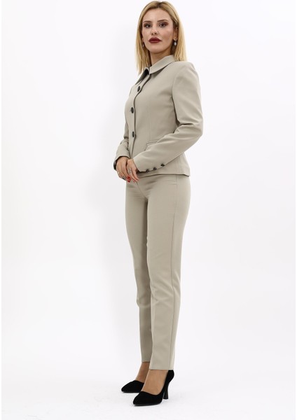 Peplum Ceket & Boru Paça Pantolon Takım-Bambu fiyatları