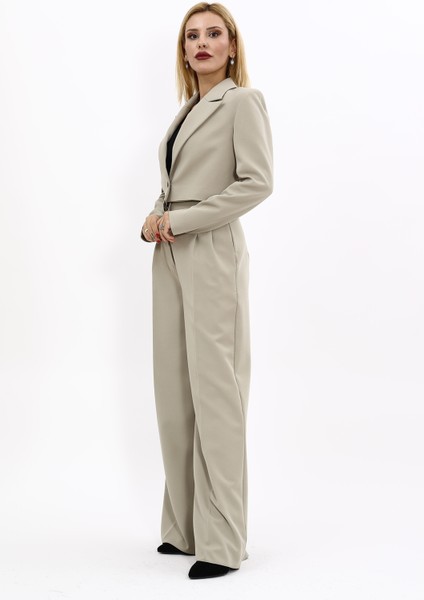 Erkek Yaka Tek Düğmeli Kısa Ceket & Erkek Yaka Drape Kollu Kısa Ceket-Bambu fiyatları