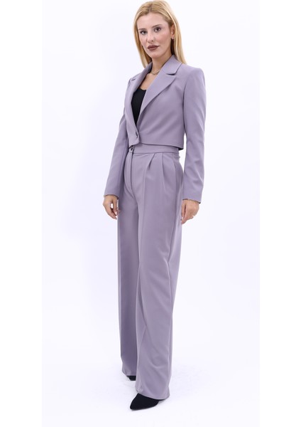 Erkek Yaka Tek Düğmeli Kısa Ceket & Erkek Yaka Drape Kollu Kısa Ceket-Antrasit fiyatları