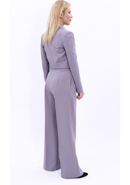 Erkek Yaka Tek Düğmeli Kısa Ceket & Erkek Yaka Drape Kollu Kısa Ceket-Antrasit fırsatları