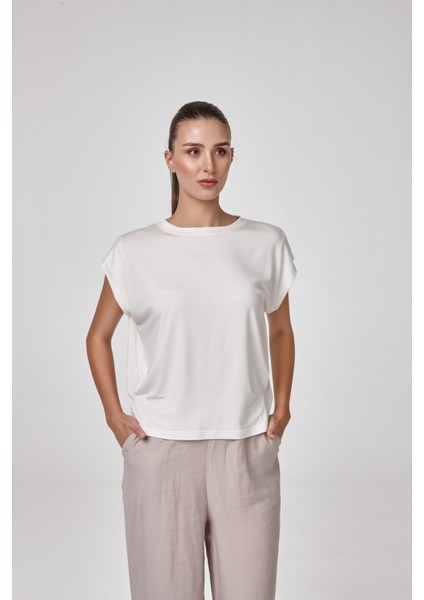 Kadın Kısa Kollu Bluz T-Shirt