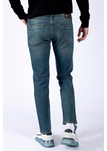 Jagger Erkek Jean Pantolon Ferb Nıle Blue Dark fırsatları