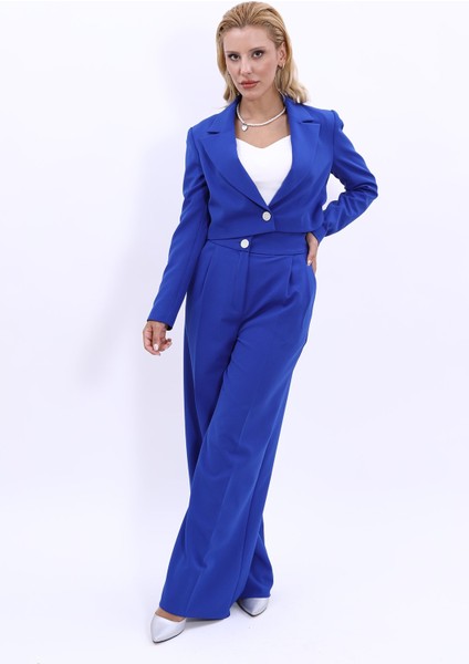 Erkek Yaka Tek Düğmeli Kısa Ceket & Erkek Yaka Drape Kollu Kısa Ceket-Saks fiyatları