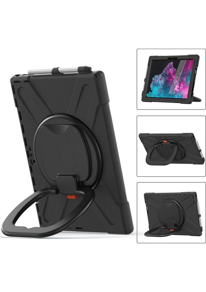 Microsoft Surface Pro 7+/7/6/5/4 Için Silikon + Pc Kılıfı (Yurt Dışından)