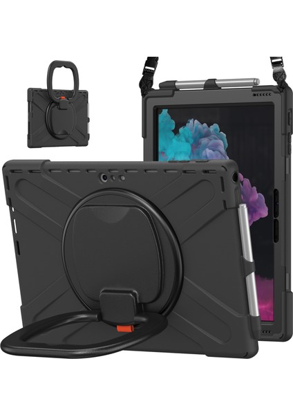 Microsoft Surface Pro 7+/7/6/5/4 Için Silikon + Pc Kılıfı (Yurt Dışından)