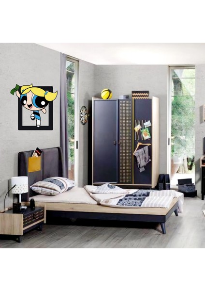 Powerpuff Girls Bubbles Mdf Tablo