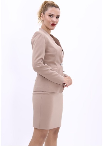 Tek Düğmeli Klasik Ceket-Taş indirimleri