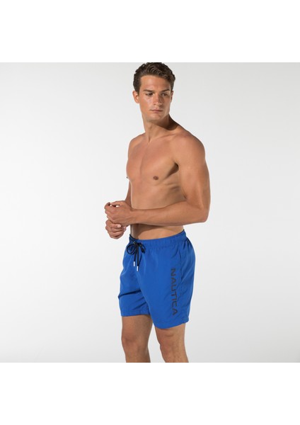 Erkek Mavi Mayo Şort