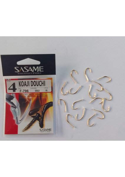 Koaji Douchi Gold F-796 Serisi Olta Iğnesi No:4