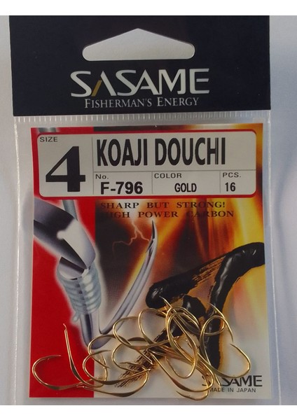 Koaji Douchi Gold F-796 Serisi Olta Iğnesi No:4 modelleri