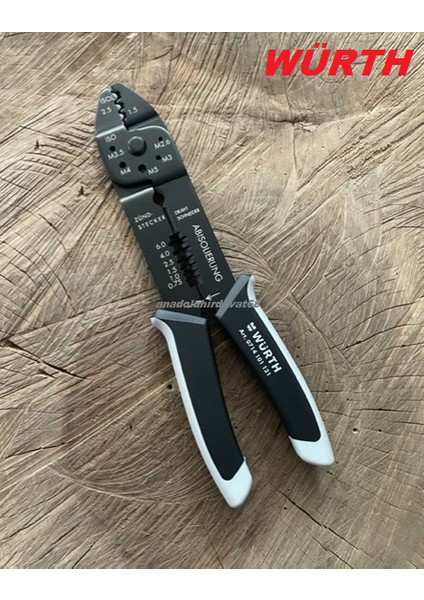 Papuç Sıkma Pensesi Kablo Soyma Kablo Sıyırma Pensesi 23 cm