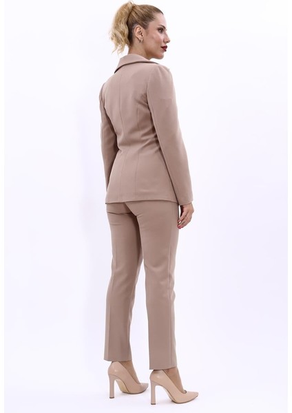 Erkek Yaka Yelek Ceket & Dar Paça Pantolon-Taş indirimleri