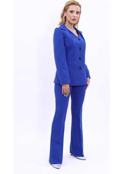 Erkek Yaka Yelek Ceket & İspanyol Paça Pantolon-Saks modelleri