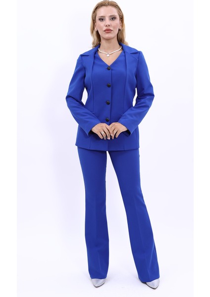 Erkek Yaka Yelek Ceket & İspanyol Paça Pantolon-Saks indirimleri