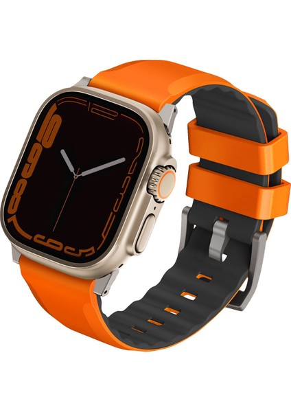 Apple Watch Linus Serisi 49MM - 46MM - 45MM- 44MM Ultra 2/1 Seri 10/9/8/7/se2/se/6/5/4 Kordon Kayış