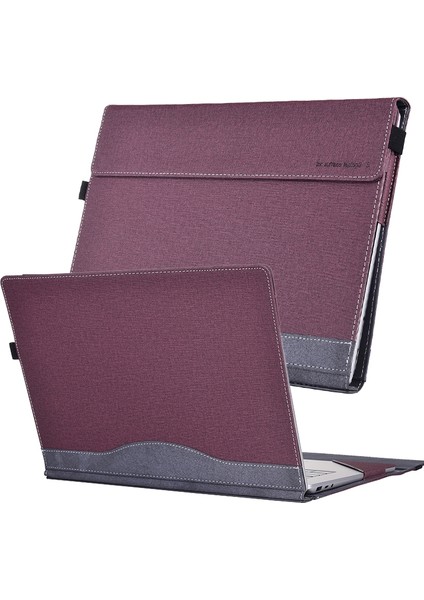 Microsoft Surface Laptop 6 15 Inç Için Laptop Deri Kılıf (Yurt Dışından)