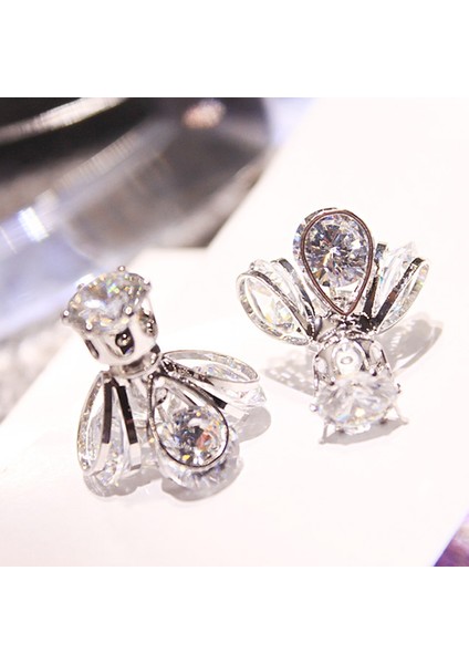 Fa Shion Temperament Long Ear Earrings (Silver) (Yurt Dışından) modelleri