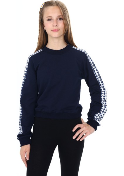 Kız Çocuk Baskılı Sweatshirt