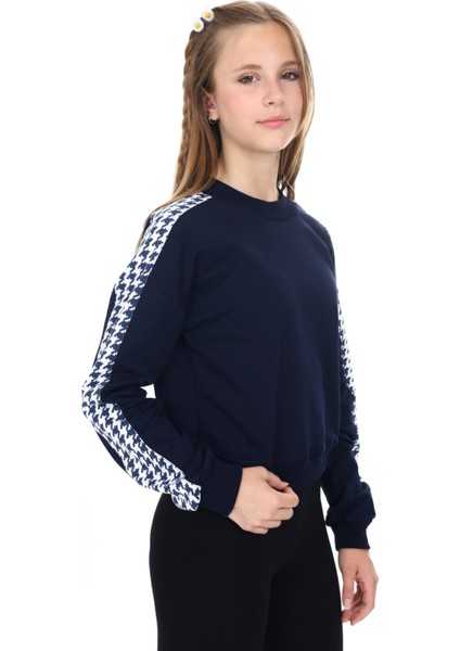 Kız Çocuk Baskılı Sweatshirt