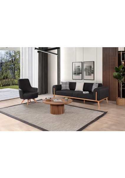 Kayalar Sofa Leon Koltuk Takımı 3+3+1+1