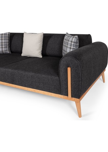 Kayalar Sofa Leon Koltuk Takımı 3+3+1+1