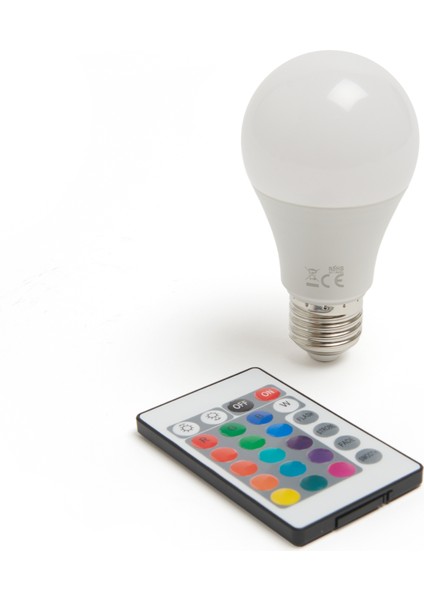CT-4058 9W Rgb Uzaktan Kumandalı LED Ampul - Beyaz