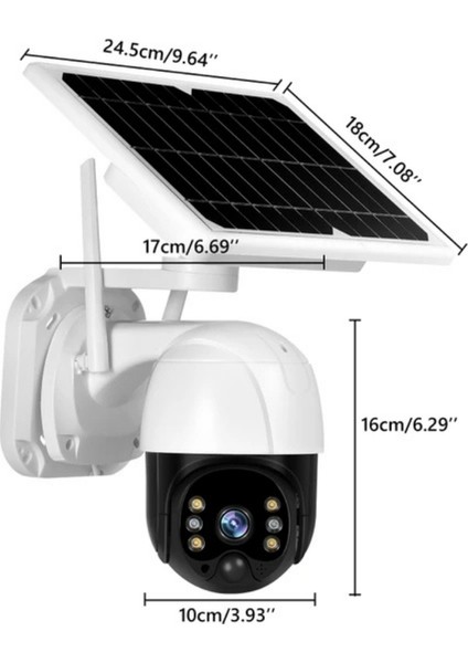 AP-CS3030-4G Solar Panelli Kablosuz Sim Kartlı Dış Mekan 360 Derece Güvenlik Kamerası fiyatları