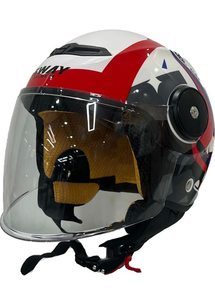 Kask Sway Sw 814 Cool Cat White (Çocuk)