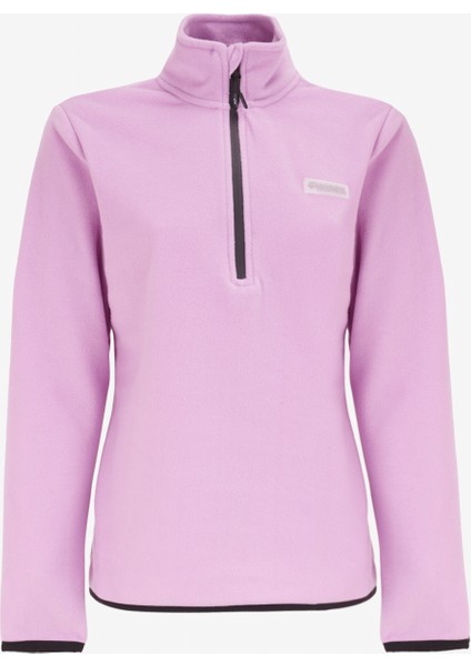 Düz Lila Kadın Polar Sweatshırt D4WL-SWT3929
