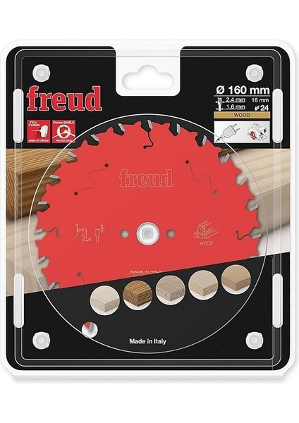 Ahşap Kesim Daire Testere Bıçağı 160 x 2,4 x 16 Z24 FR06W001H