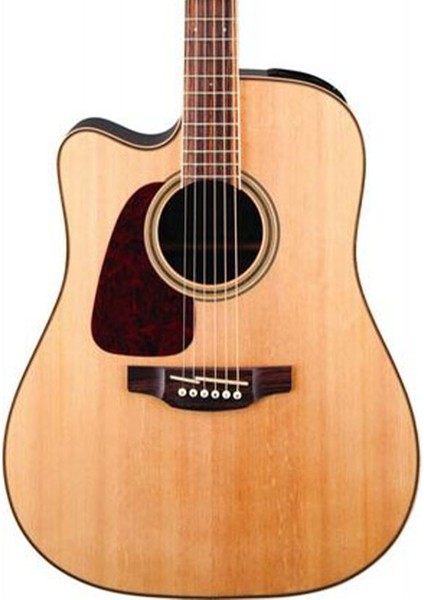 Takamıne GD93CELHNAT 90 Serisi Dreadnought Cutaway Solak Elektro Akustik Gitar